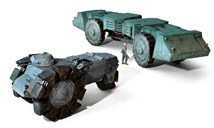 Plow: Illustration of two German prototypes of mine