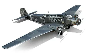 Junkers: Illustration of the German transport aircraft