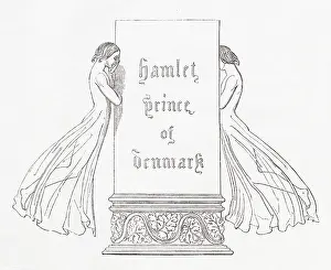 Ophelia: Illustration, Hamlet, by William Shakespeare