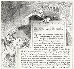 Remarks: Illustration, Hamlet, by William Shakespeare