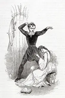 Ophelia: Illustration, Hamlet, by William Shakespeare