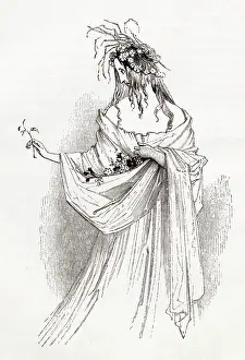 Straws: Illustration, Hamlet, by William Shakespeare