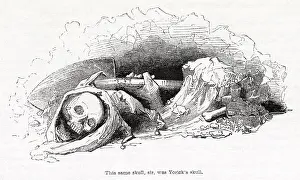 Yorick: Illustration, Hamlet, by William Shakespeare