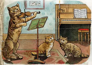 Fiddle: Illustration, Hey Diddle Diddle