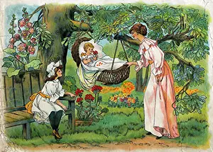 Cradle: Illustration, Hush-A-Bye-Baby