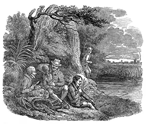 Anglers: Illustration, The Jolly Anglers