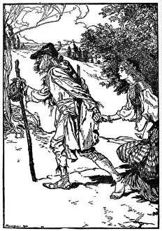 Fairytales: Illustration, King Thrushbeard