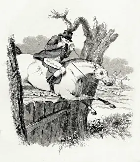 1838: Illustration, A Leap in the Dark