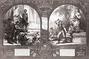 Nast: Illustration at left shows a slave being sold