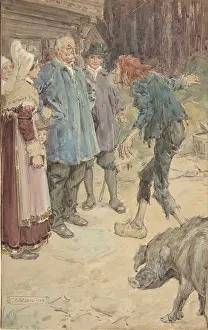 Brock: Illustration for Little Peter: A Christmas Morality