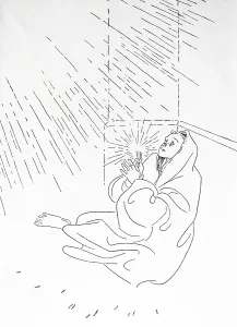 Olaf: Illustration by Ludwig Thoma by Olaf Leonhard