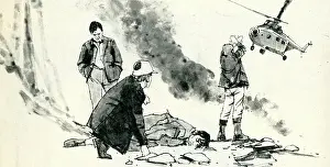 Flagging: Illustration to a magazine story