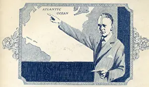 Boffin: Illustration of man pointing to Atlantic Ocean in Wireless W