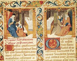 Hagiography: Illustration of the manuscript Studio on Saint