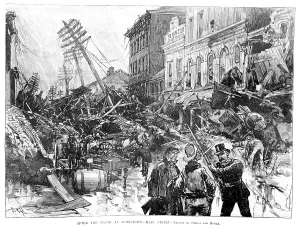 Johnstown: Illustration May 31 1889 Two Guards