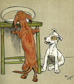 Advantage: Illustration, Merry and Bright, by Cecil Aldin