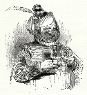 Bardolph: Illustration, Merry Wives of Windsor, William Shakespeare