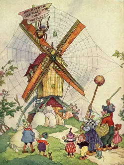 Stay: Illustration, Mr Spider comes to stay