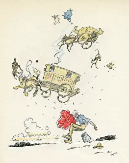Foal: Illustration, Mrs Tickler's Caravan