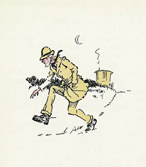 Tickler: Illustration, Mrs Tickler's Caravan