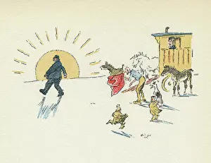 Investigating: Illustration, Mrs Tickler's Caravan
