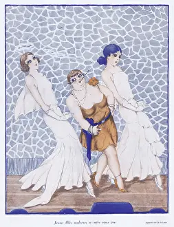 Nouvelle: Illustration from Paris Plaisirs number 100, October 1930