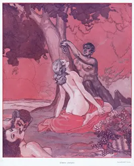 Lheure: Illustration from Paris Plaisirs number 42, January 1926