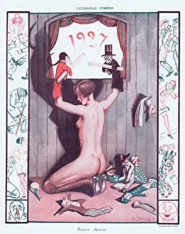 Bonne: Illustration from Paris Plaisirs number 54, December 1926 B