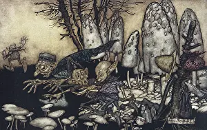 Sawing: Illustration, Peter Pan in Kensington Gardens