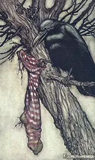 Crow: Illustration, Peter Pan in Kensington Gardens