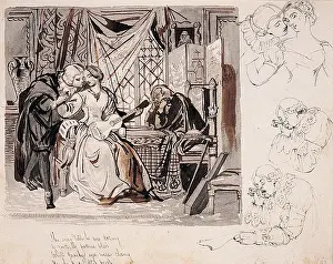 Maclise: Illustration to a Poem
