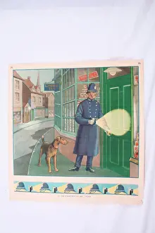 Diligent: Illustration of a policeman on the beat