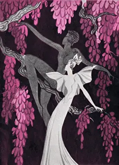 Curti: Illustration for the programme cover of Ca C'est Paris, 1933