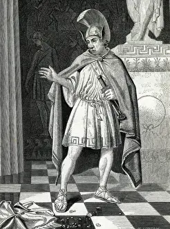 Midsummer: Illustration, Bottom as Pyramus