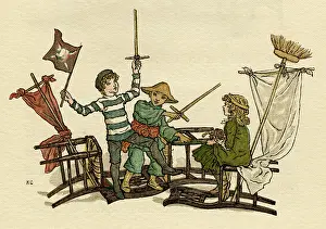 Hickory: Illustration, The Queen of the Pirate Isle