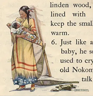 Cradling: Illustration from The Radiant Way Fourth Step, by Jane Brown