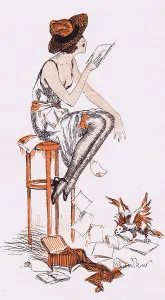 Weimer: Illustration from Reigen Magazine, Germany, 1920