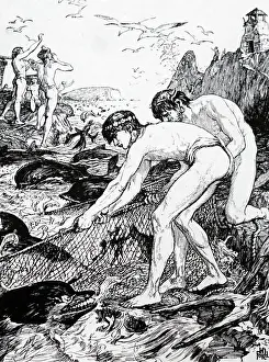 Produce: Illustration of the report by Pliny Secundus that