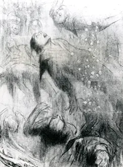 Drowned: Illustration, The Sea Mine, WW1