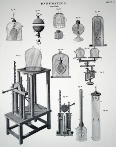Exhausting: Illustration showing Air pump