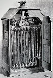 Edison: Illustration showing the arrangement of celluloid