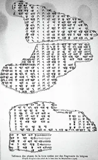 Phases: Illustration showing Babylonian Cuneiform, representation