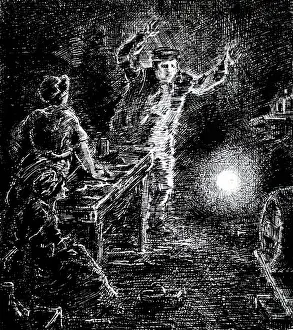 Reported: Illustration showing Ball lightning appearing