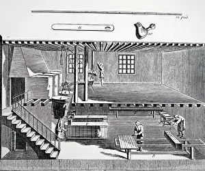 Bleaching: Illustration showing Bleaching wax for candles