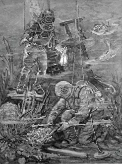 Dudley: Illustration showing one of the deepest dives ever made