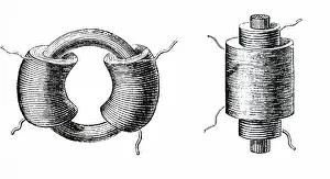 Rods: Illustration showing Early transformers