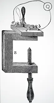 Regulator: Illustration showing Edison's automatic current
