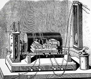 Traced: Illustration showing Electric CHRONOGRAPH