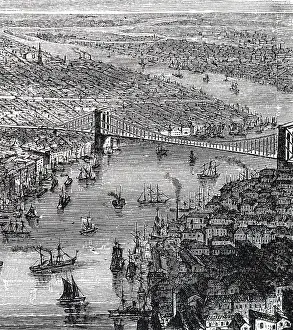 Suspension: Illustration showing General view of Brooklyn