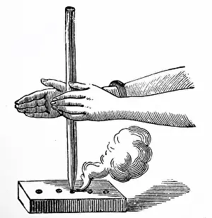 Illustration showing Method of making a simple